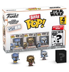 Funko Bitty Pop Star Wars The Mandalorian 4pk - Heavy Mandalorian, The Armorer, Bo-Katan Kryze and A Surprise Mystery Mini Figure