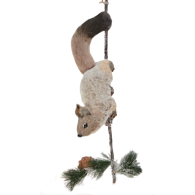 Nordic Spirit Hanging Squirrel Plush Decoration
