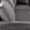 The Outdoor Living Collection Venice Dining Sofa Set - Grey w/ Brown