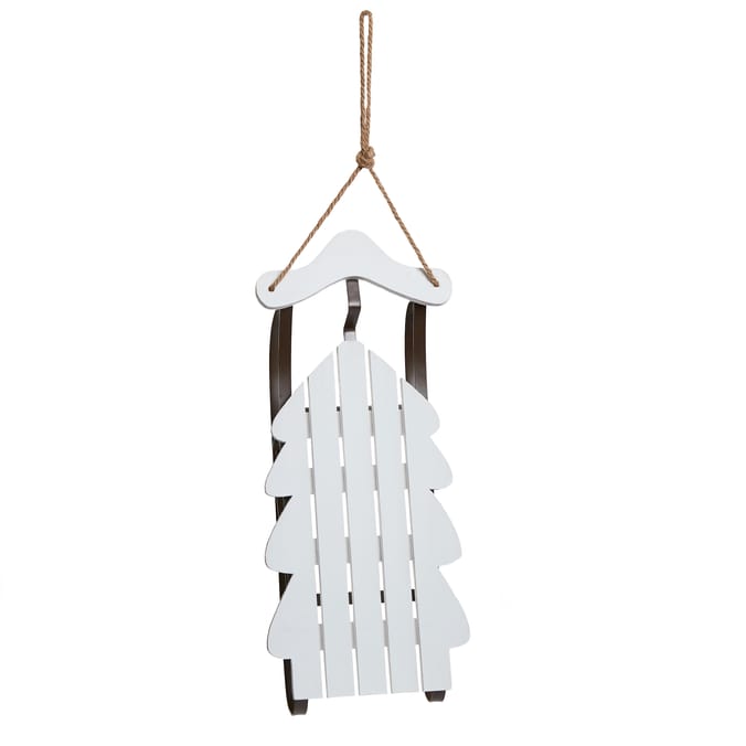 Festive Feeling Scandi Wooden Sleigh