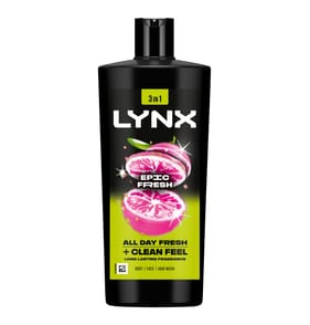 Lynx Epic Fresh 3-in-1 Body Wash 700ml  