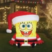 Spongebob Squarepants 1.2m Self-Inflating Light Up - Spongebob