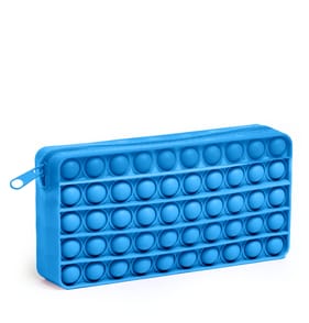Fidget Poppers Pencil Case - Blue