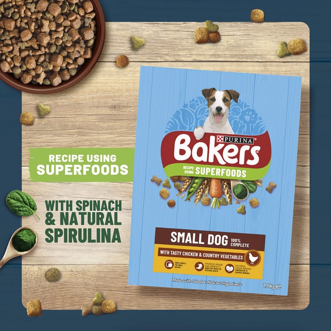 Bakers Small Dog Chicken With Vegetables Dry Dog Food 2.85kg