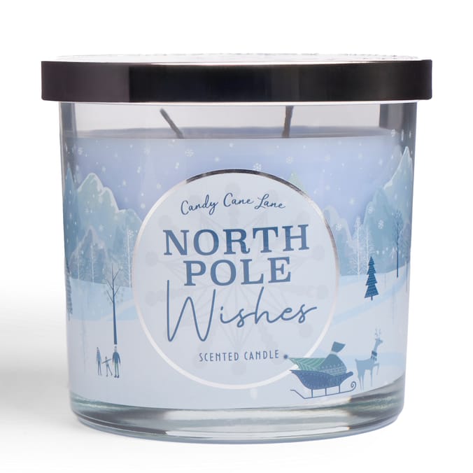 Candy Cane Lane Scented Candle 350g - Northpole Wishes