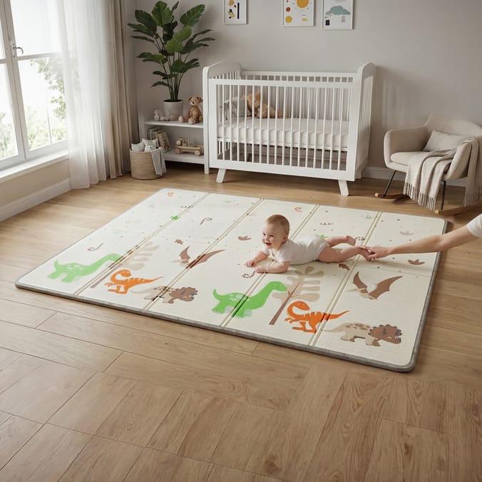 Liberty House Toys Kids Dinosaur Play Tent and Play Mat Set