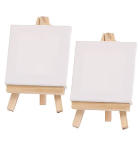 Colvin & Co Artists' Mini Canvas & Easel x2