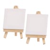 Colvin & Co Artists' Mini Canvas & Easel x2
