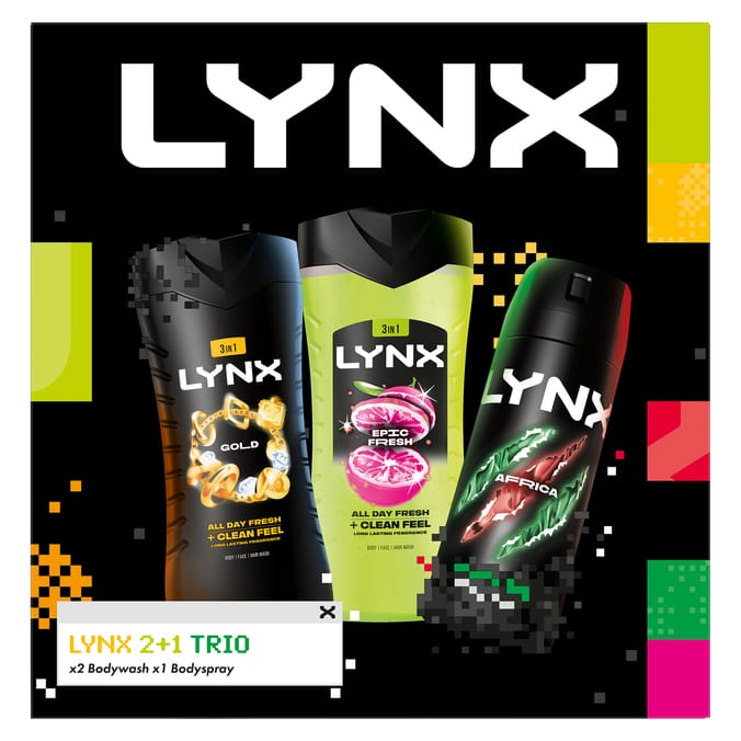 Lynx Body Trio Gift Set - Africa/Epic Fresh/Gold    