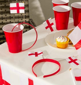 England Flag Headband Bopper