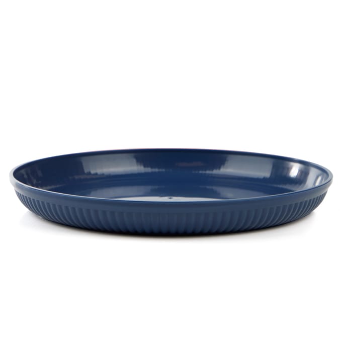 Summer Ribbed Side Plates 4 Pack - Navy