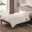 Hotel Collections 200 Thread White Count Satin Stripe Cotton Duvet Set