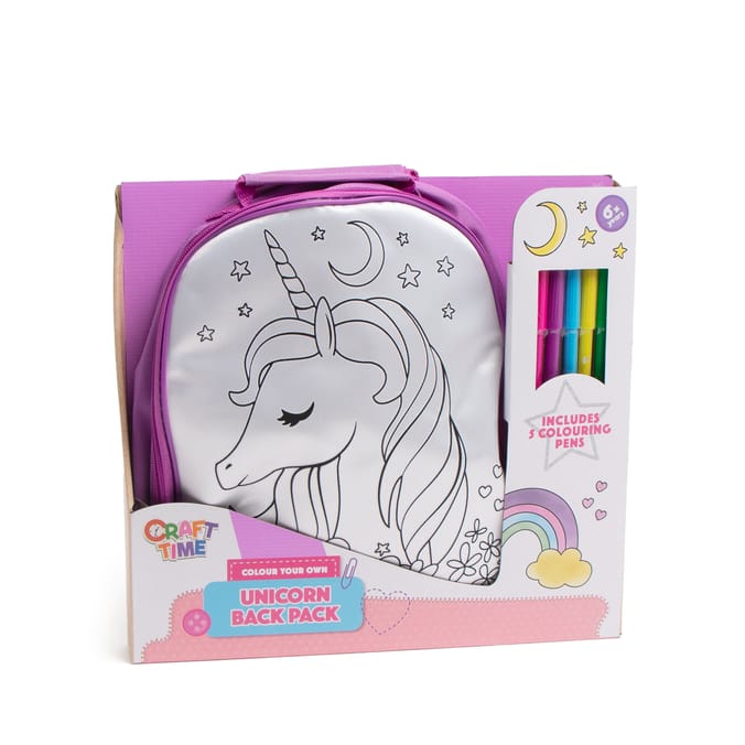 Craft Time Colour Your Own Back Pack