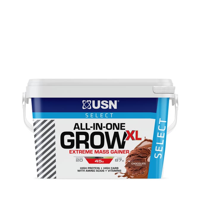 USN Select All-In-One Grow XL Gainer 3kg - Chocolate