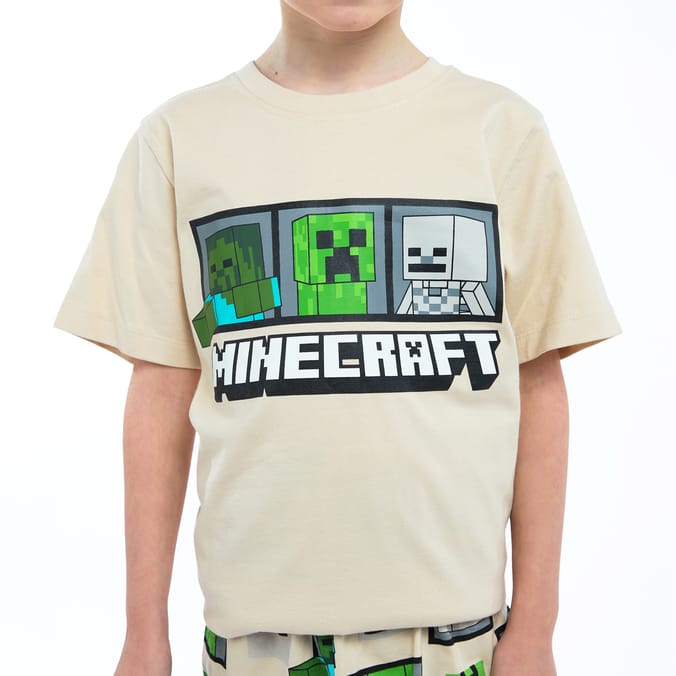 Minecraft Short Sleeve Pyjama Set