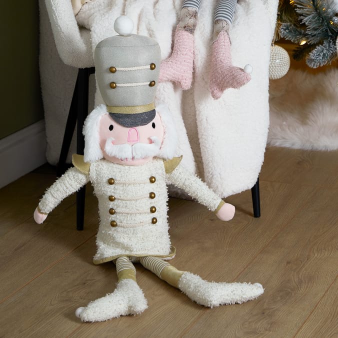 Winter's Tale Christmas Sitting Plush Nutcracker