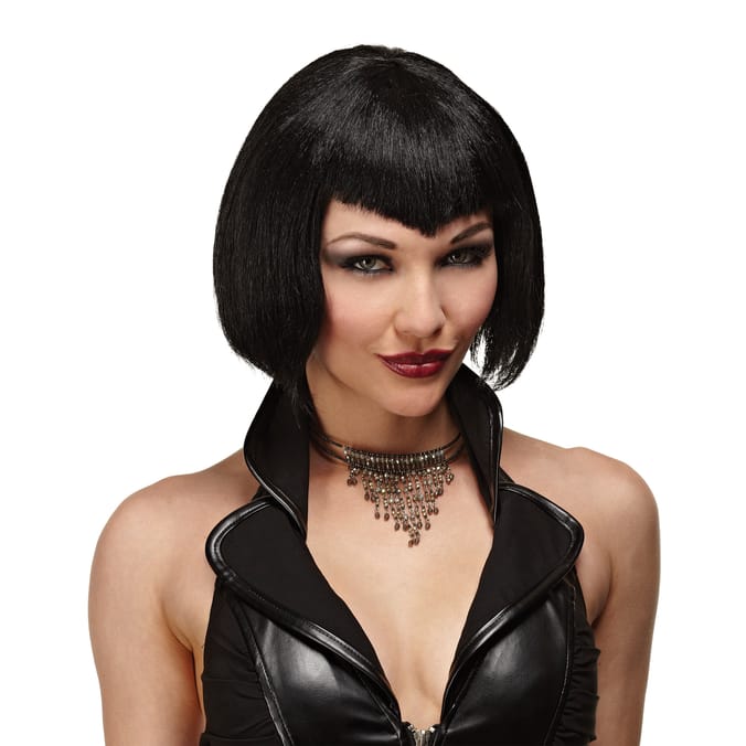 Hallow Scream Vampires Wig Home Bargains