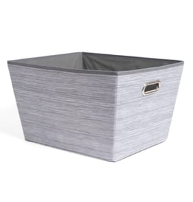 Home Solutions Large Storage Basket - Grey