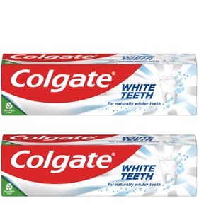 Colgate White Teeth Whitening Toothpaste 75ml x2