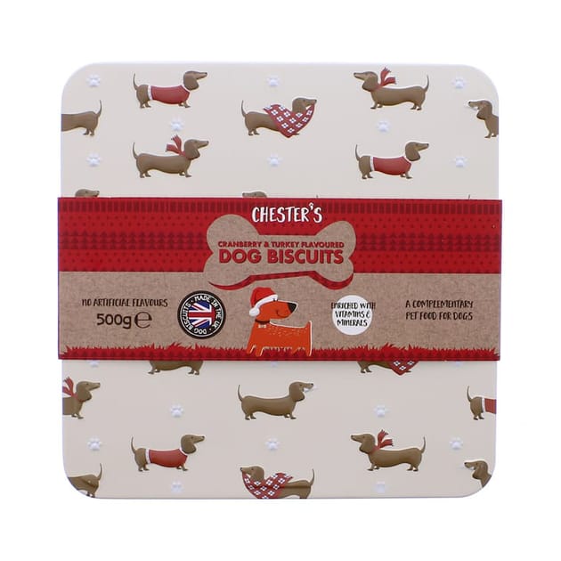 Chesters Dog Biscuit Tin 500g Home Bargains