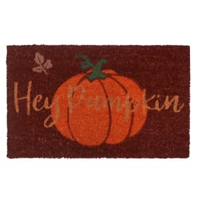 The Lifestyle Edit Harvest Coir Pumpkin Door Mat