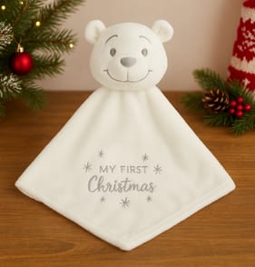 Disney Winnie The Pooh "My First Christmas" Comforter