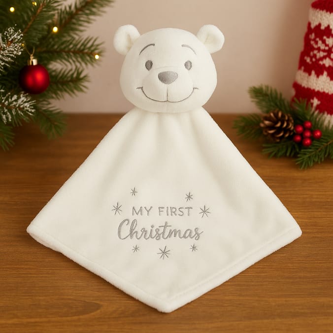 Disney Winnie The Pooh "My First Christmas" Comforter