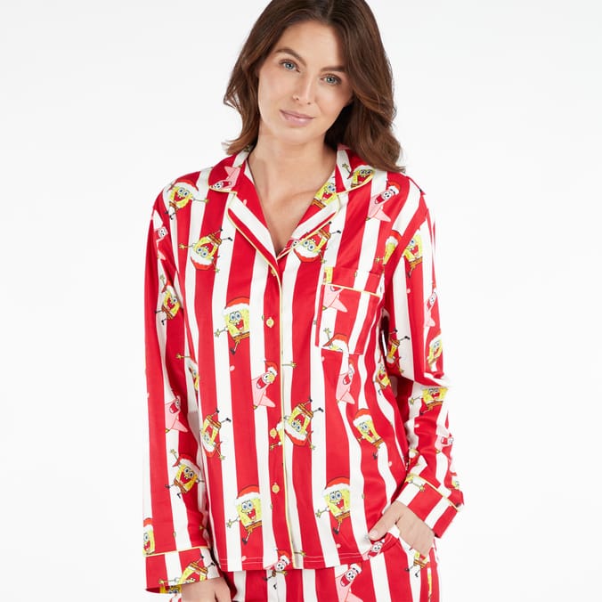 Spongebob Squarepants Ladies Christmas Pyjamas