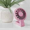  Pifco 2-In-1 Rechargeable Handheld Fan - Pink