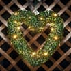 Firefly LED Topiary Heart Solar Light