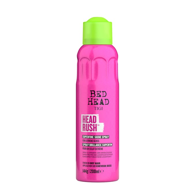 Bed Head TIGI Head Rush Shine Spray For Extreme Gloss 200ml