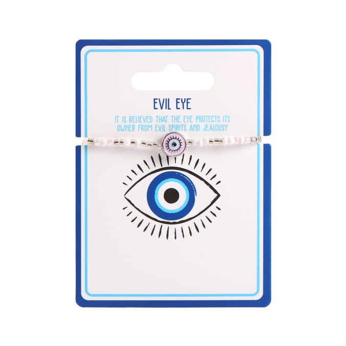 Healing Bracelet - Evil Eye Pink