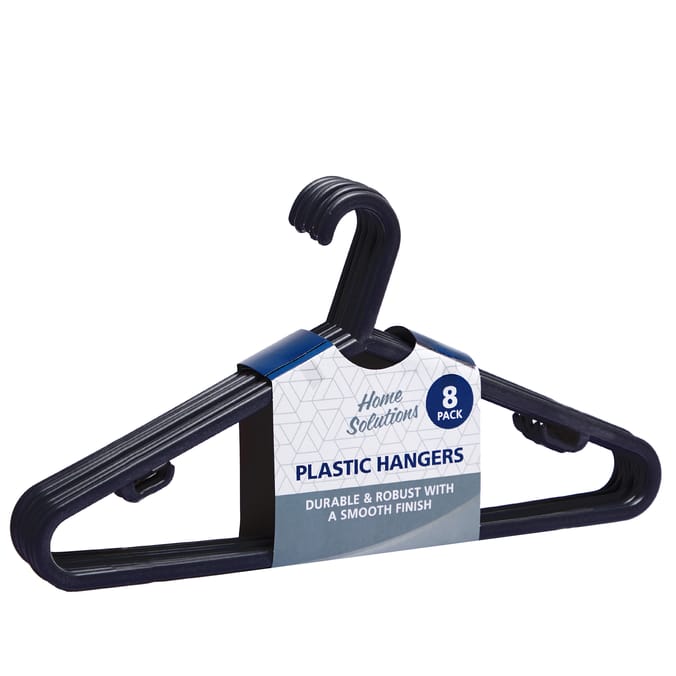 Home Solutions Plastic Hangers 8 Pack