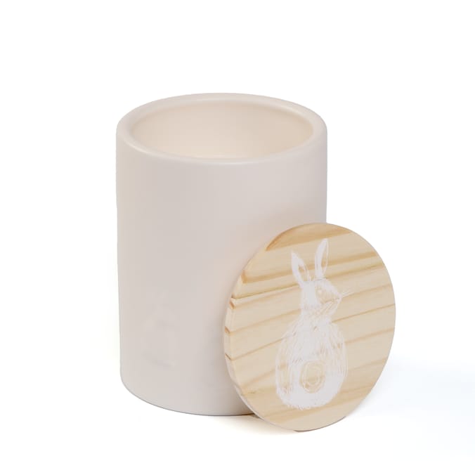 Ceramic Bunny Scented Candle