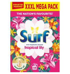 Surf Laundry Powder Tropical Lily 6.5 kg 130 Washes