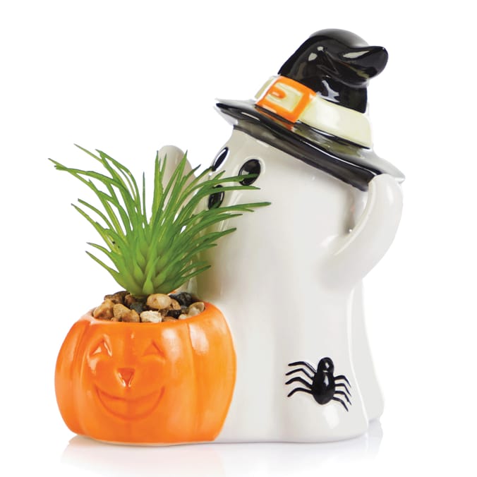 Haunted House Mini Artificial Plant - Ghost