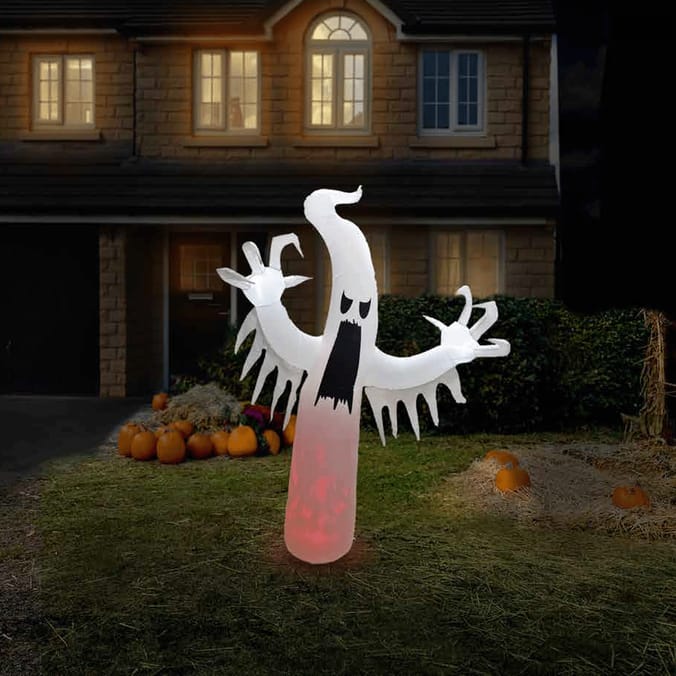 Haunted House Light-Up 8ft Inflatable Scary Ghost