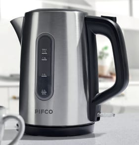 Pifco Cordless Kettle 1.7l - Stainless Steel