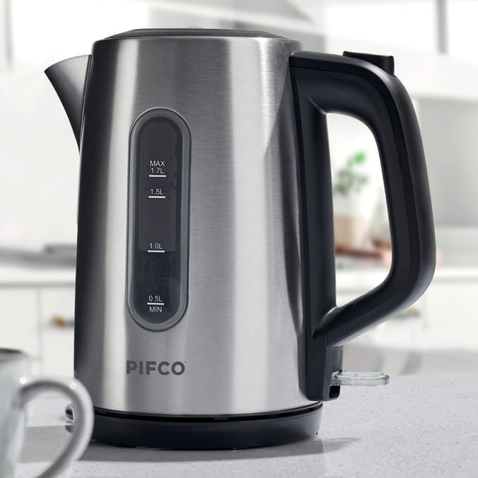 Pifco Cordless Kettle 1.7l - Stainless Steel