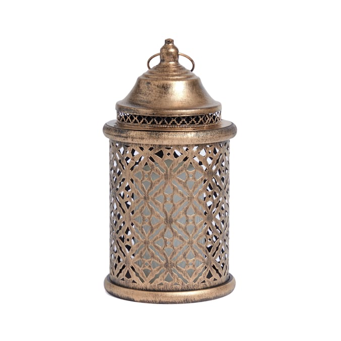 Home Collections LED Lantern - Gold