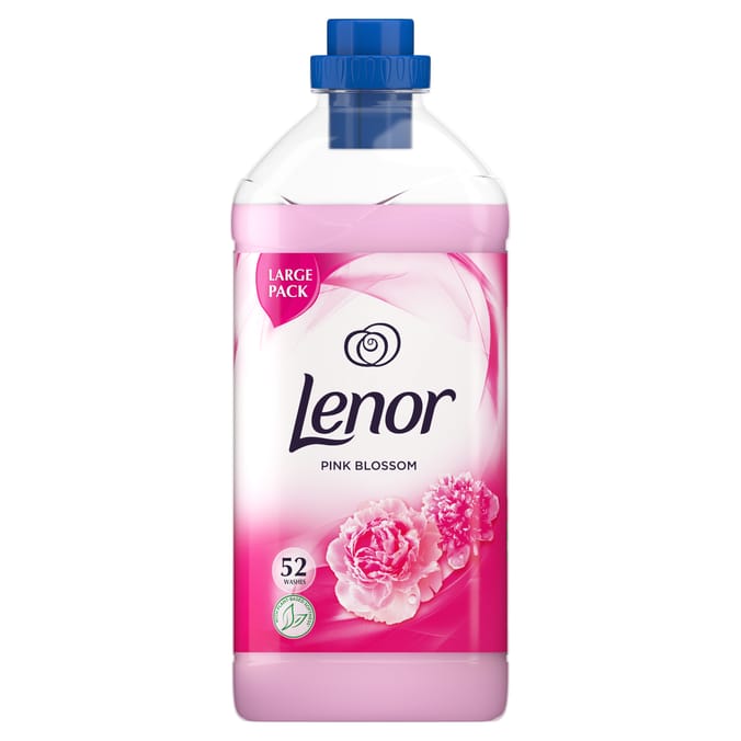Lenor Fabric Conditioner Pink Blossom 52 Washes 1.82l