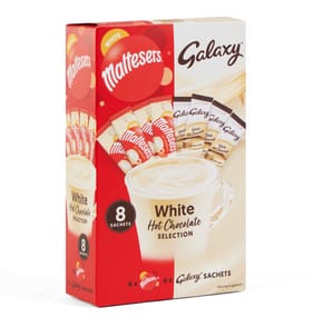 Galaxy & Maltesers White Hot Chocolate Selection 200g