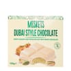 Miskets Dubai Style Chocolate Crispy Kadaifi And Pistachio Nut With White Chocolate Bar 100g