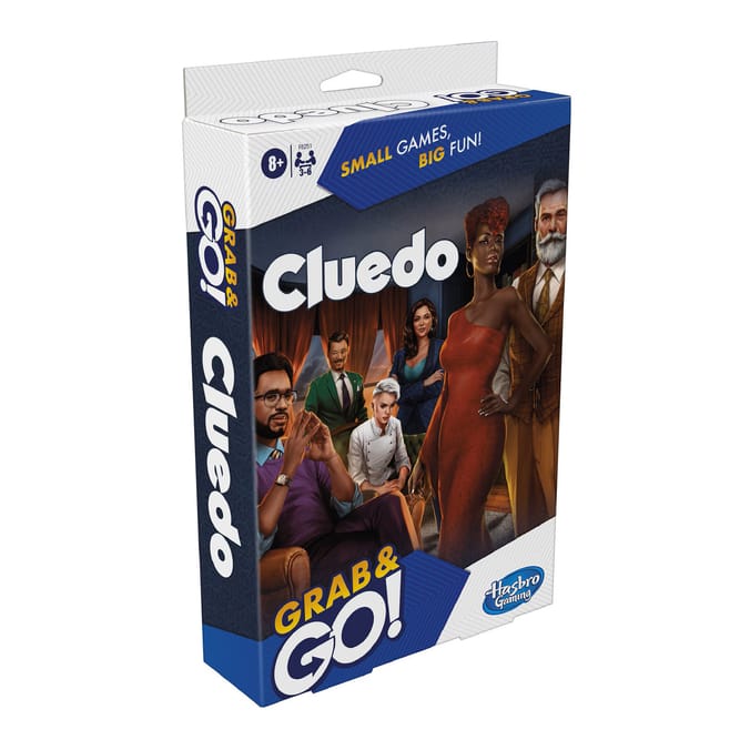 Hasbro Gaming Grab & Go Travel Game - Cluedo