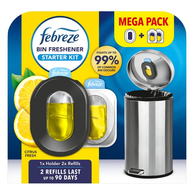 Febreze Bin Freshener Starter Kit - Citrus Fresh