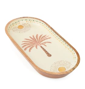 Desert Dusk Mango Wood Oval Plate