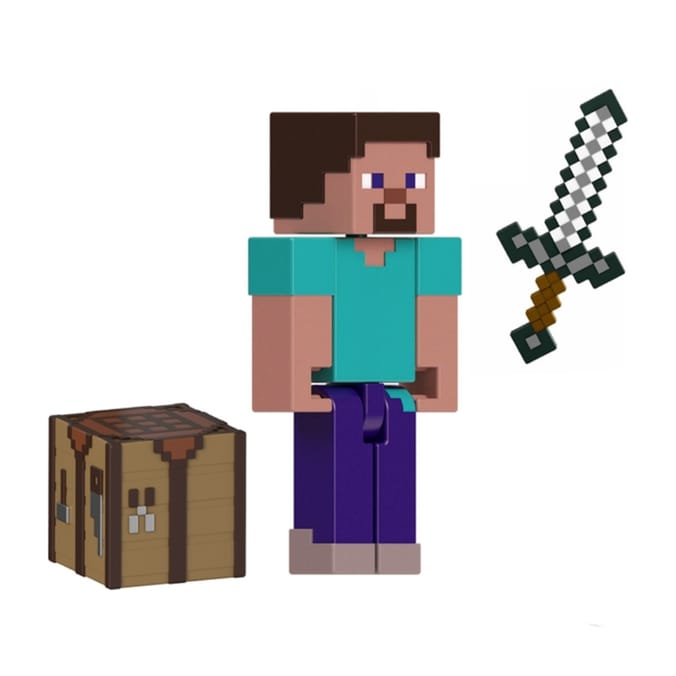 Minecraft Build A Portal 8cm Figure GTP08 - Steve