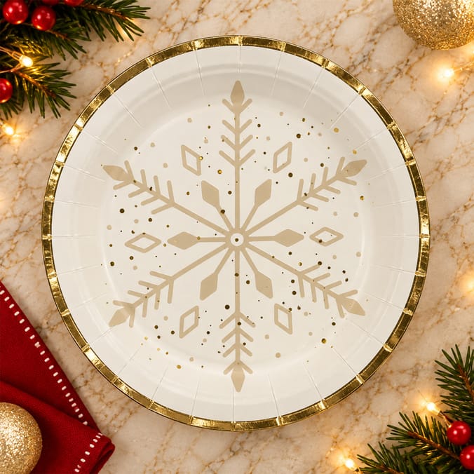 Festive Feeling Paper Plates 10 Pack