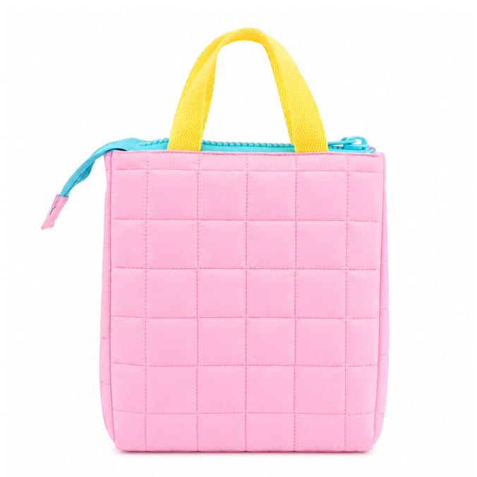  Quilted Lunch Bag - Pink
