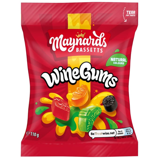 Maynards Bassetts Wine Gums Candy 110g